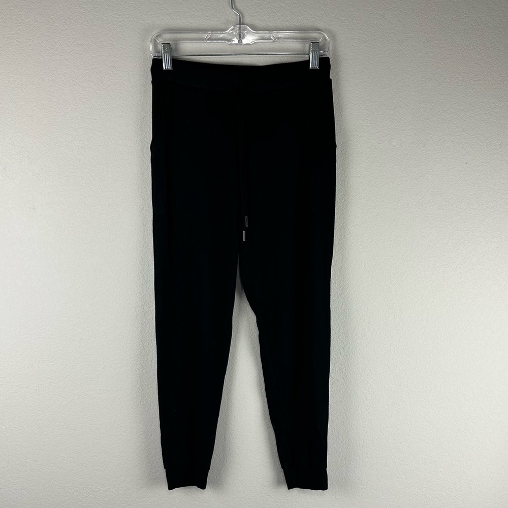 Capote Black Comfy Cozy Athleisure Jogger Pants Size Small